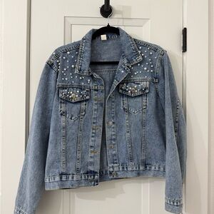 Studded Denim Jacket